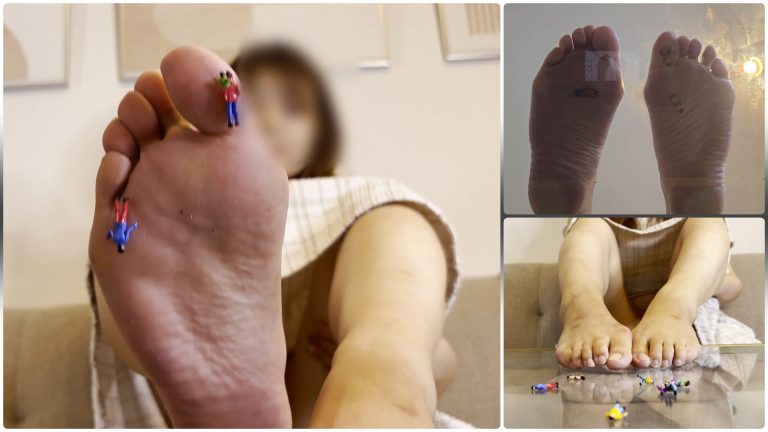 ― 巨大娘ドSモデル ―美玖様の臭い足に囚われた小人たち